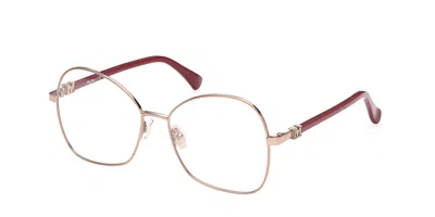 Max Mara Mm5034 034 Shiny Light Bronze 54mm In Gold