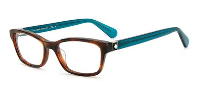 Kate Spade Ladies Brown Rectangular Eyeglass Frames Renne In Multi