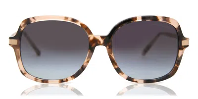 Michael Kors Adrianna Ii Light Gray Gradient Rectangular Ladies Sunglasses Mk2024 316213 57 In Brown