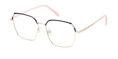 Pucci Ep5210 Square-frame Eyeglasses In Gold