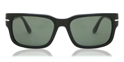 Persol Rectangular Frame Sunglasses In Black