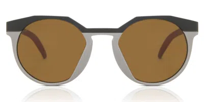Oakley Man Sunglass Oo9242 Hstn In Matte Carbon
