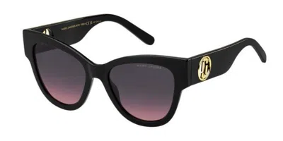 Marc Jacobs Eyewear Cat-eye Frame Sunglasses In Black