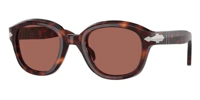 Persol Round-frame Sunglasses In Brown
