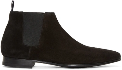 Paul Smith Black Suede Marlowe Chelsea Boots | ModeSens