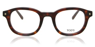 Tod's Brown Unisex Optical Frames In Brown