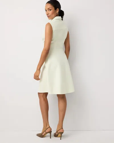 White House Black Market Petite Faux Front Twist Shirt Dress In Purple