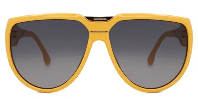 Carrera Flaglab 13 Sunglasses 62mm Rectangular Unisex In Yellow