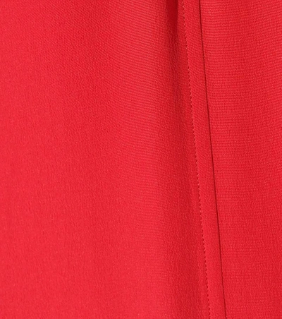Shop Rick Owens Long Crêpe Dress In Red