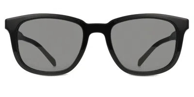Prada Logo-engraved Square-frame Sunglasses In Black