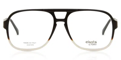 Elasta Pilot-frame Glasses In Black