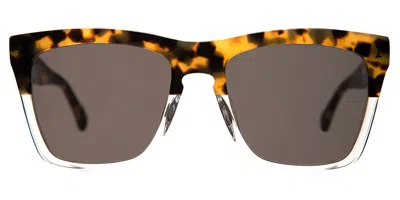Illesteva Los Feliz Sunglasses In Half/half Tortoise / Grey