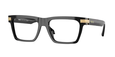 Versace Geometrically Framed Flat Mirror In Black
