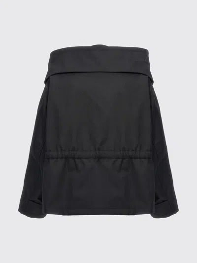 Balenciaga Canvas Oversized Jacket With Quilted Lining In Black