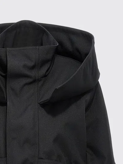 Balenciaga Canvas Oversized Jacket With Quilted Lining In Black