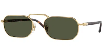 Persol Rectangle-frame Sunglasses In Gold