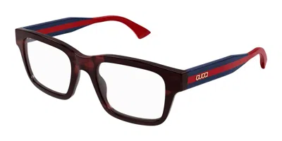 Gucci Demo Rectangular Unisex Eyeglasses Gg1865o 003 50 In Multi