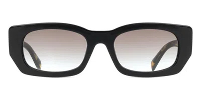 Prada Grey Gradient Rectangular Ladies Sunglasses Pr B05s 3890a7 53 In Blue