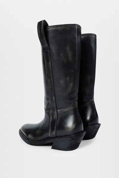 Ann Demeulemeester Laxit Pull On Boots In Black