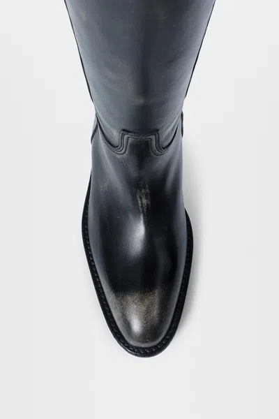 Ann Demeulemeester Laxit Pull On Boots In Black