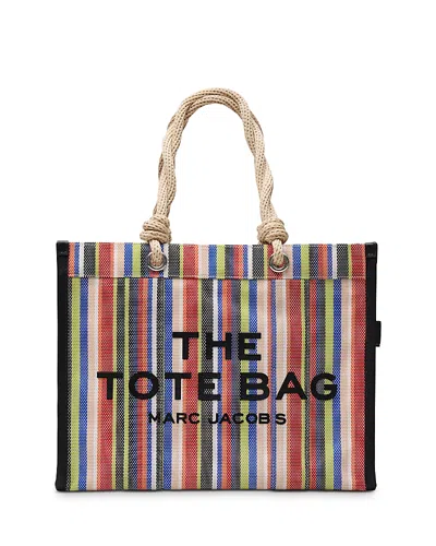 Marc Jacobs The Large Stripe Mesh Rope Tote Bag In Multi