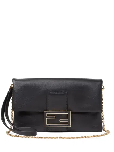 Fendi Valentino Garavani Vlogo Signature Velvet Slingback Pumps In Black