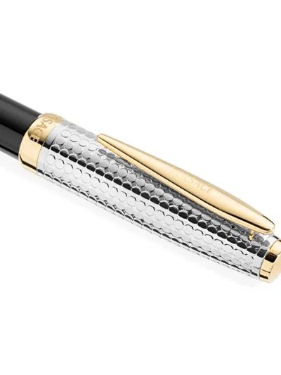 Versace Roller Dotted Bicco Pen In Black