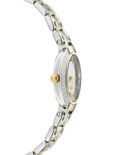 Versace Reve 34mm In Metallic