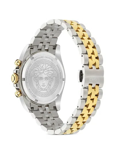 Versace Round-face 43mm In Metallic