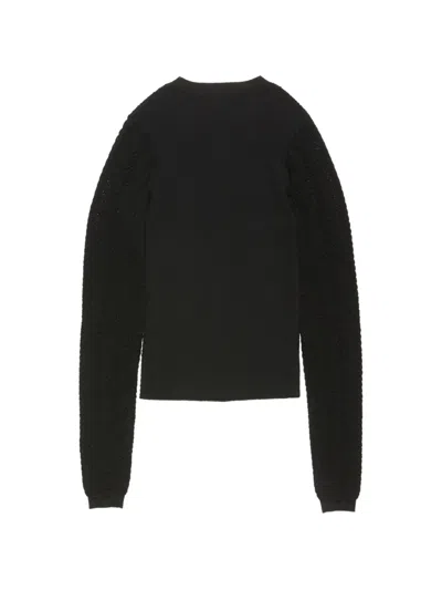 Acne Studios Button Knitted Cardigan In Blue