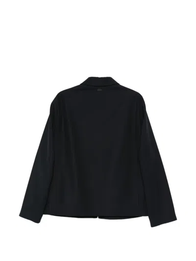 Lacoste Zip-up Jacket In Blue