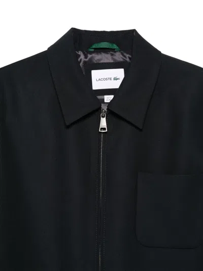 Lacoste Zip-up Jacket In Blue