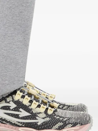 Off-white Multicolor Polyethylene Athletic Sneakers In Gray