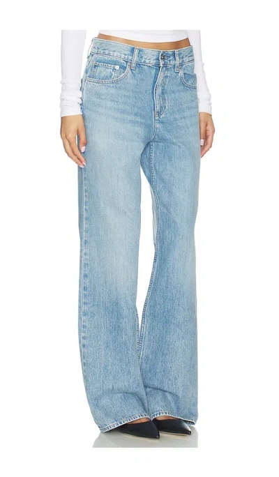 Helmut Lang High Rise Wardrobe Jeans In Vintage Wash Blue