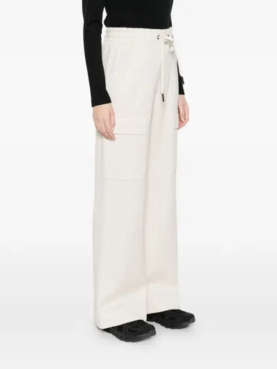 Moncler Drawstring Cargo-pocket Trousers In Neutral