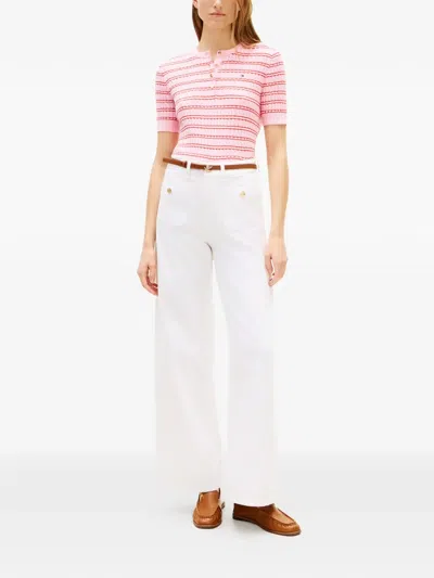 Tommy Hilfiger Striped-pattern T-shirt In Multi