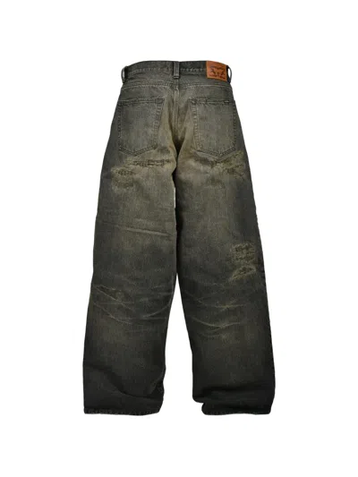 Kamiya Distressed-effect Jeans In Black