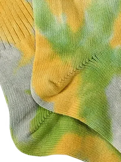 Anonymous Ism Tie Dye Crew Socks In Multi
