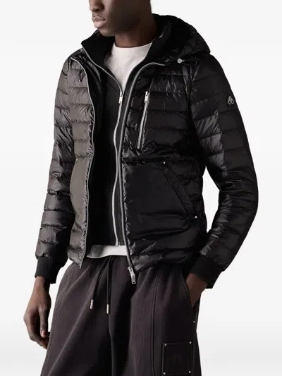 Moose Knuckles Cloud Walker Air Down Jacket In Black