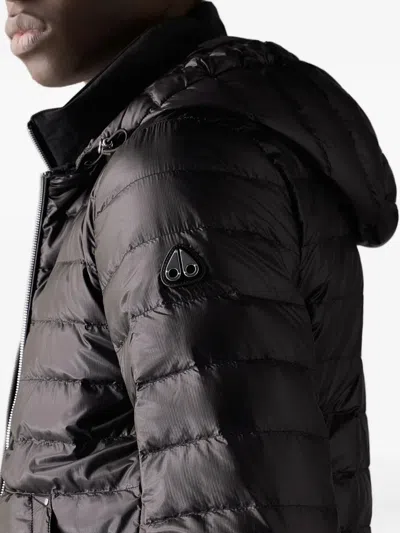 Moose Knuckles Cloud Walker Air Down Jacket In Black