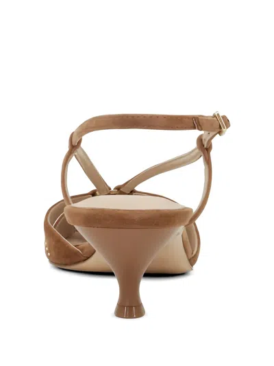 L'agence Adavi Pointed Toe Slingback Pump In Brown