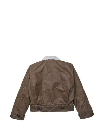 Kernemilk Pilot Jacket In Brown