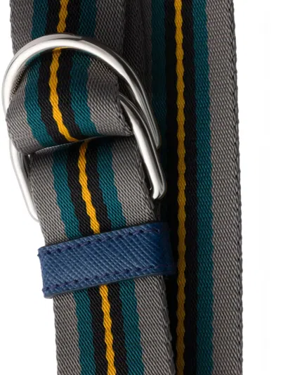 Prada Woven Nylon Belt In Multi