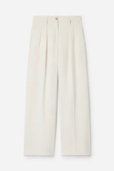 Filippa K Tailored Trousers Belt Loops Pleats And Pockets In Gray