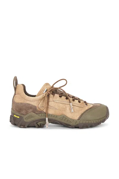 Our Legacy Gabe Suede Sneakers Round Toe Rubber Sole In Multi