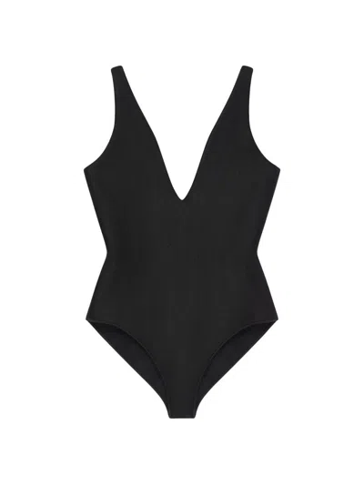 Givenchy Bodysuit In Compact Knit In Black