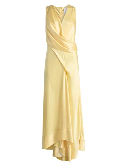 Acler Eastoncroft Maxi Dress In Yellow