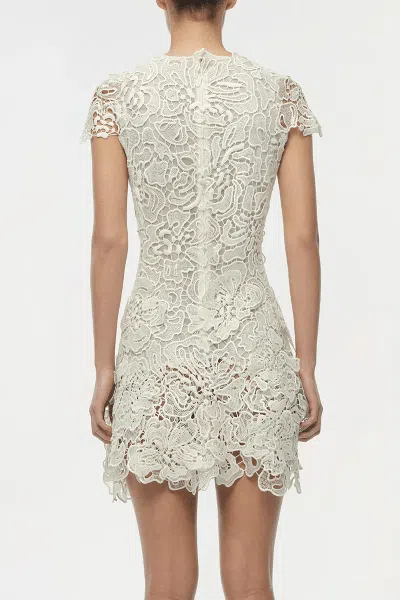 Simkhai Novelle Lace Mini Dress In White