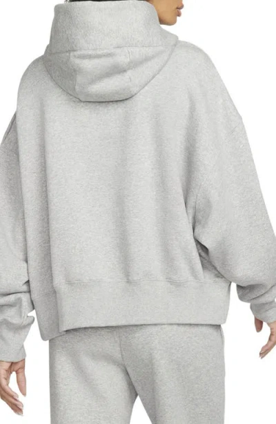 Nike Sportswear Phoenix Fleece Over-oversized Pullover Hoodie In Gray