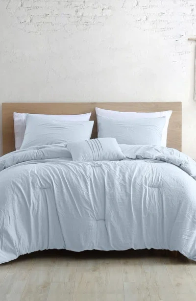 Modern Threads 4-piece Garment-washed Comforter Set In Blue
